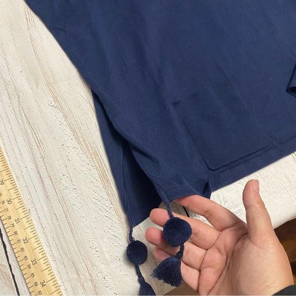 Lilly Pulitzer Navy and Gray Striped Top 3/4 sleeve small - Picture 5 of 12